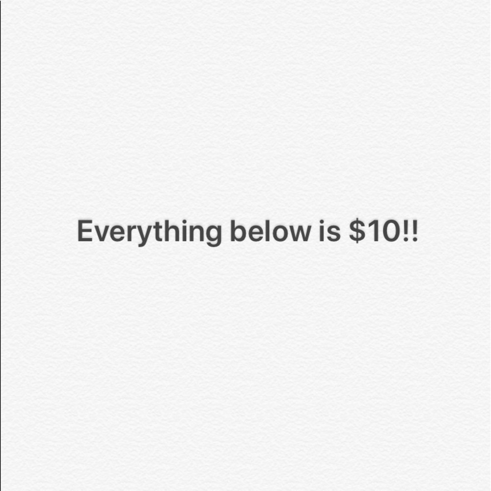 $10 and under!